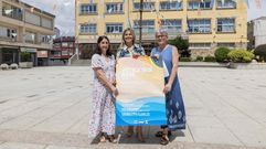 Rosa Blanco, M�nica Rodr�guez e Nieves Lema, durante a presentaci�n 