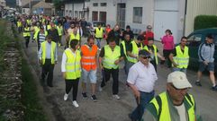 En 2018 los vecinos protagonizaron una andaina para pedir el arreglo del vial de San Agust�n
