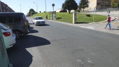 Marquesina en la zona del hospital, en Caranza, en una foto de archivo.