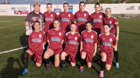 Equipo titular de la EFM Concello de Boiro en Calo.