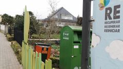 Contenedores de reciclado en Allariz