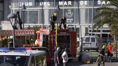 Incendio en el Club del Mar de San Amaro