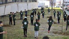 Participaron los alumnos del colegio Santiago Ap�stol