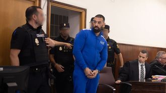 El acusado Manuel Salazar, El Baba, acusado de matar a su cu�ado, de la familia Mori�a durante el juicio por el tiroteo mortal registrado en septiembre del 2024 en la barriada de El Torrej�n (Huelva)