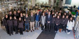 La plantilla de Nanogap, con sede en Milladoiro, est� formada por f�sicos, qu�micos e ingenieros. 
