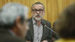 Imagen de archivo del alcalde ,�scar Garc�a Pati�o, en un pleno