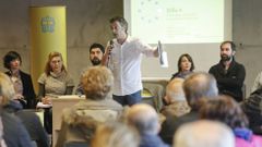 Xulio Ferreiro, en el programa Dillo ti en el centro c�vico dos Mallos