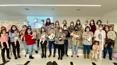Acto con familias de beb�s prematuros en el Hospital Provincial de Pontevedra con motivo del D�a Mundial del Prematuro