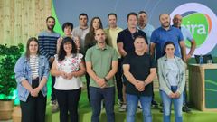 La nueva junta rectora elegida en la asamblea  que tuvo lugar en Taboada
