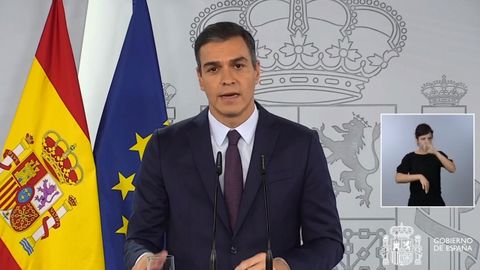 En directo, comparecencia de Pedro S�nchez sobre el coronavirus