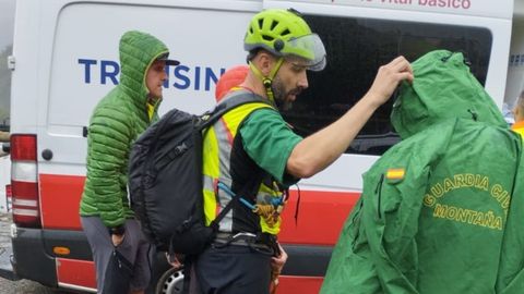 Un participante del Trail de las Ubi�as ha sido rescatado tras sentirse indispuesto