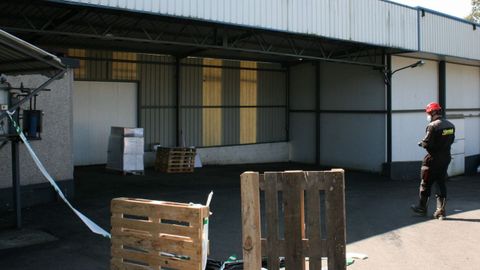 Miguel �ngel Larrea, investigador de incendios, en un operativo.