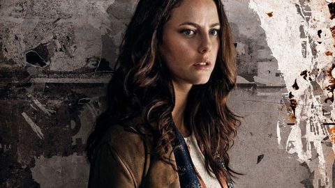 La actriz Kaya Scodelario, en una imagen promocional del filme «El corredor del laberinto: La cura mortal» (2018)