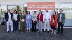 Reuni�n del cl�ster Viratec, celebrado ayer en el vivero de empresas de Cerceda