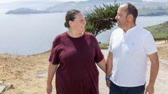 Walter y Tania en el cabo de Santo Hadri�n. 