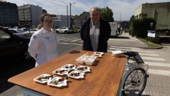 La iniciativa Pesca Sa�de arranc� ayer en el centro m�dico de Carballo.