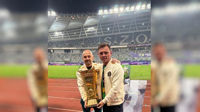 Los gallegos Ramiro Amarelle (derecha) y Jaime Paz ganan la Copa china con el Beijing Guoan<br /><br /><br />