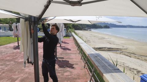 Las instalaciones del cámping de O Raso, en Ares