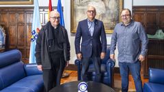 Jaime Collazo, Jos� Manuel Baltar e Jos� Luis Tielas