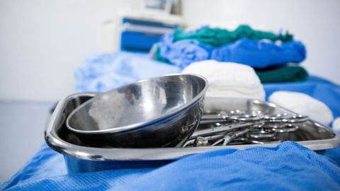 Imagen de archivo del instrumental de quir�fano