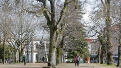 Parque de A Alameda, en Pontevedra