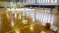 Desperfectos en el pabell�n de Esteiro