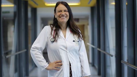 Cristina Barbagelata, internista del Chuac. 