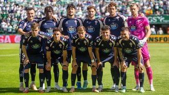 Alineaci�n del Celta ante el Elche en el Mart�nez Valero.