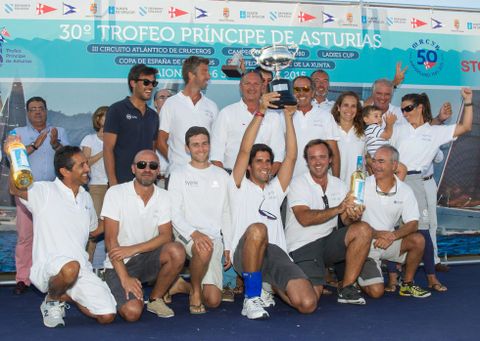 La tripulaci�n del Fifty, del club oerganizador, venci� en la clase ORC 1. 