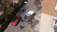 La Polic�a realiza un control durante la cuarentena de coronavirus en Gij�n