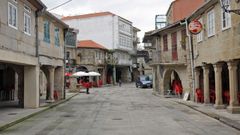 Imagen de archivo del casco hist�rico de Muros