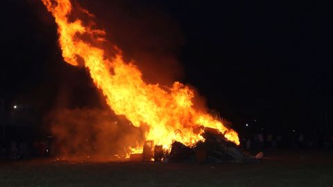 San Juan, hogueras en Rianxo