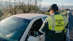 Imagen de archivo de un control de la Guardia Civil