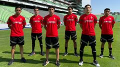 Primeros futbolistas de la residencia de la Escuela de F�tbol de Mareo