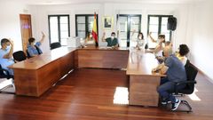 Pleno extraordinario en el Concello de Portas por el cierre de la oficina de Abanca