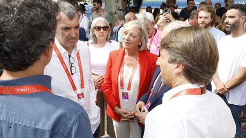 Previa a la salida de la etapa de La Vuelta en Lugo