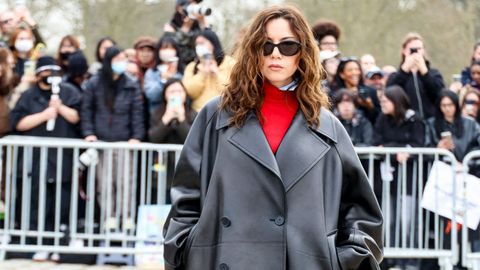 Aubrey Plaza, en la semana de la moda de Par�s a principios de marzo