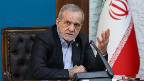 El presidente de Ir�n, Masud Pezeshkian