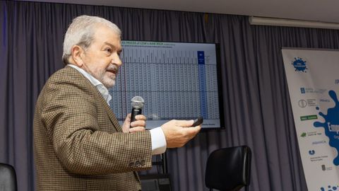 Jos� Luis Antu�a, en una participaci�n anterior en el Foro Empresarial L�cteo de Fonteboa