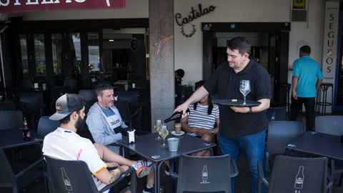 Terraza en Rianxo