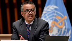  El director general de la Organizacin Mundial de la Saldu, Tedros Adhanom Ghebreyesus