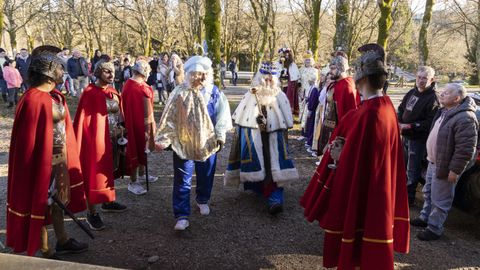 Cabalgata de Reyes en Parga.