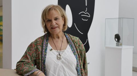 Charo Pena, no centro cultural Marcos Valcrcel de Ourense.