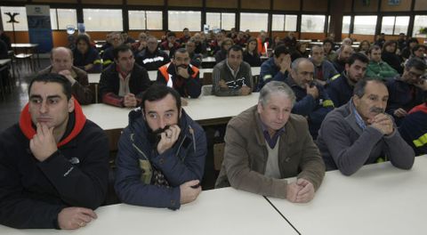 Ayer se viva en la fbrica una situacin de alivio, tras la preocupacin de las ltimas semanas que refleja la ltima asamblea. 