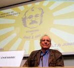 Jaime Ch�varri, en su encuentro con los medios de comunicaci�n