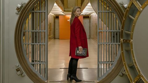 Eva Garc�a S�enz de Urturi, en la Caja de las Letras del Instituto Cervantes.