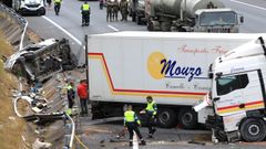 Accidente en la AP-9