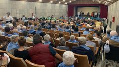 Los mayores de varios centros de la Fundacin San Rosendo participaron en una jornada de convivencia en la residencia de Los Milagros.