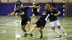 Imagen de archivo de uno de los maratones de f�tbol sala disputados en Boiro.