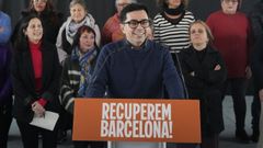 Gerardo Pisarello, durante la campa�a para ser el candidato de Barcelona en Com�